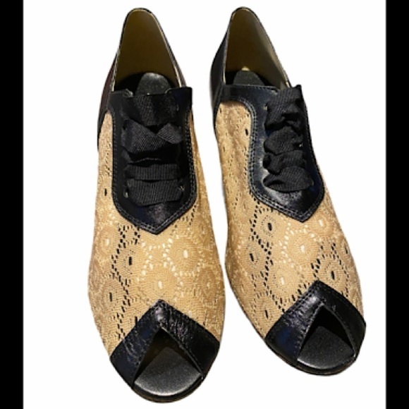 Re-Mix Deluxe Vintage Leather Heels SiZ 9.5 - Picture 1 of 9